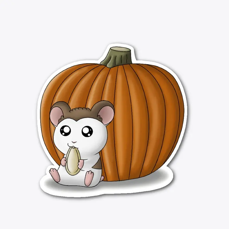 Hamster and Pumpkin